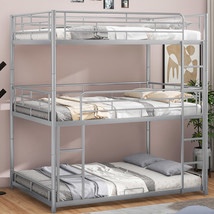 Metal Bunk Bed Silver (Box 1 of 2)