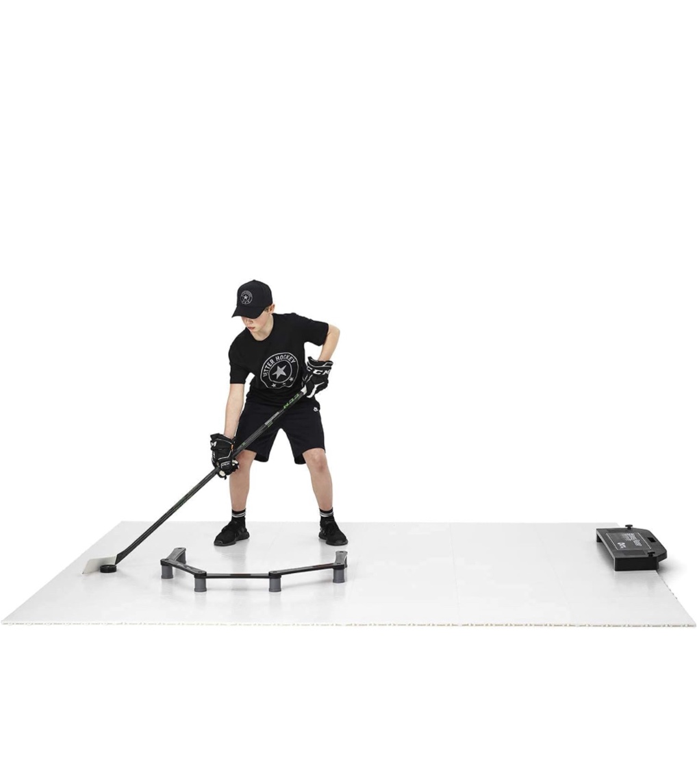 Better Hockey Extreme Dryland Flooring Tiles - Synthetic Ice Panels for Hockey, Professional Quality Training Aid for Shooting, Passing and Stickhandling - Total Size 45 Square Feet, 20-Tile Pack