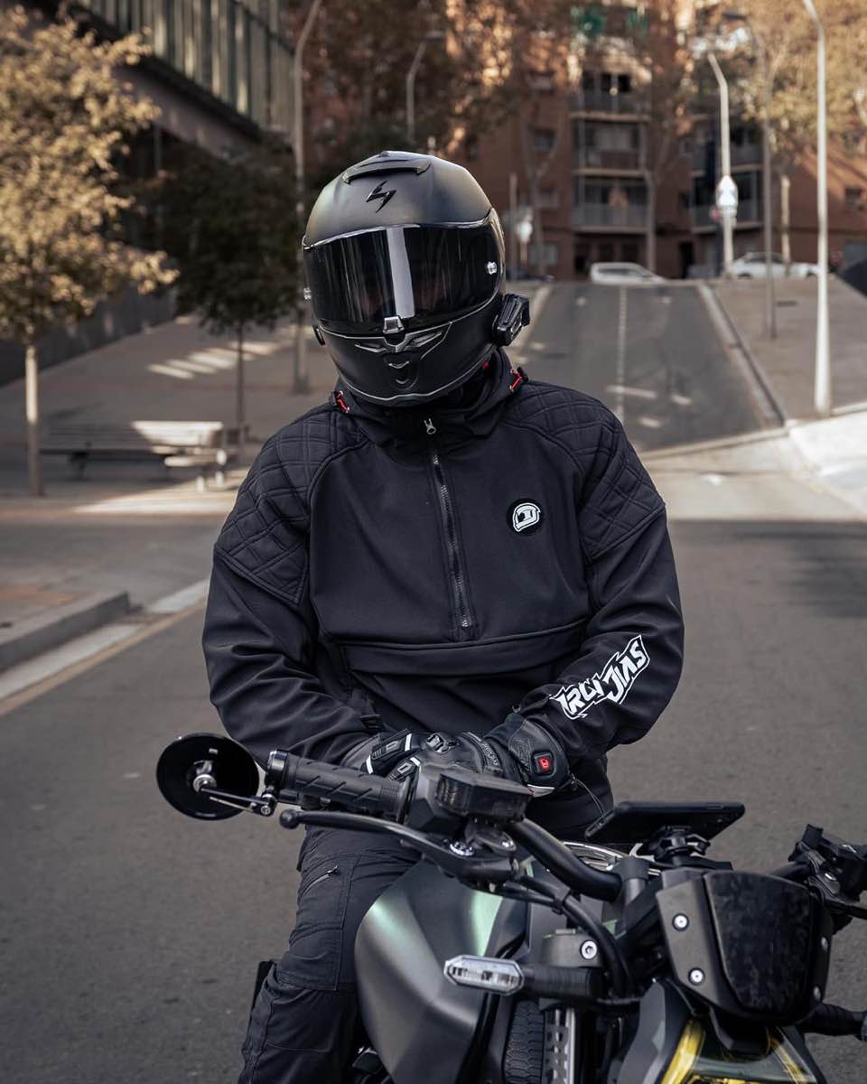 IRON JIA'S Motorcycle Jacket for Men, CE Protection Gear, Winter Water-Resistant Casual Jacket with Removable Liner