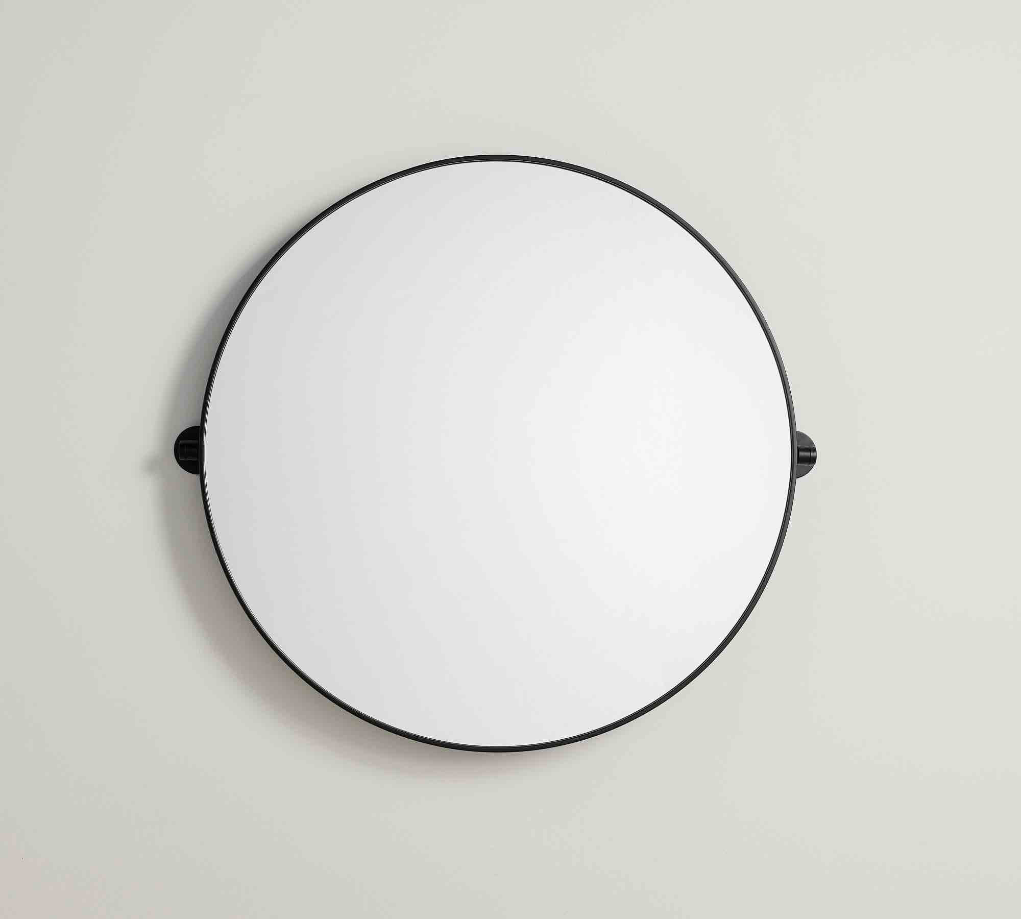 Potterybarn vintage pivot mirror round