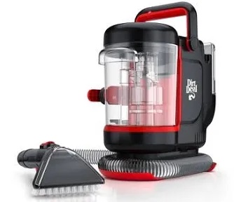 Dirt Devil Portable Spot Compact Carpet Cleaner for Carpet & Upholstery, Powerful Suction with Versatile Tools, Pet Stain Remover, Carpet Shampooer, FD13000, Black