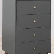 4 Drawer Chest Grey