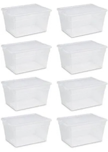 Sterilite Latching Stackable Storage Container w/ Lid