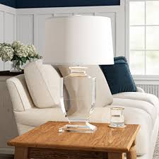 Prager 26" Clear Table Lamp