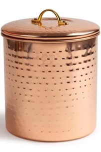 Hammered Kitchen Canister