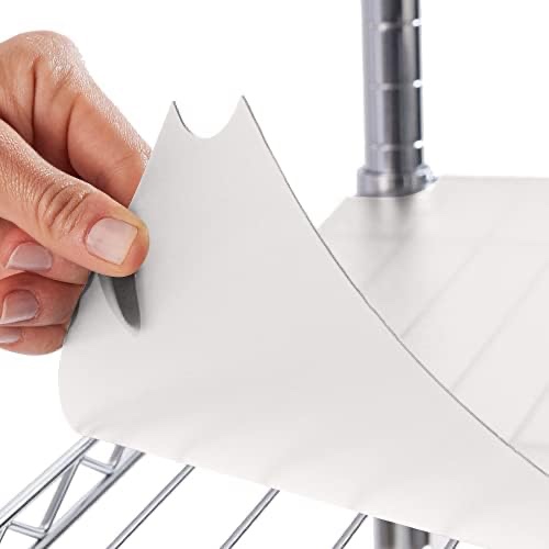 Gorilla Grip Wire Shelf Liner, Set of 6 Waterproof Shelving System