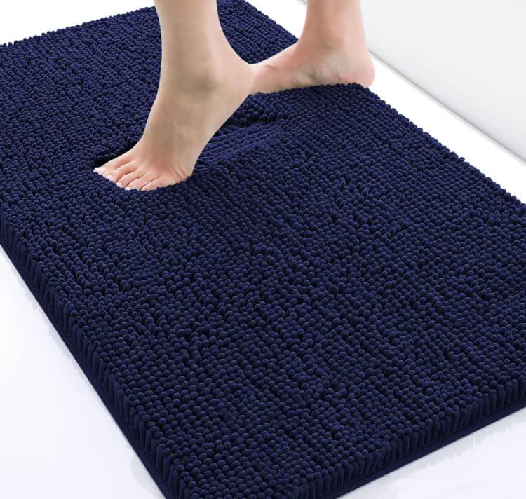 smiry Luxury Chenille Bath Rug