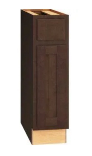 Diamond Express Jamestown 9-in W x 34.5-in H x 24-in D Thatch Partial Overlay Door and Drawer Base Fully 