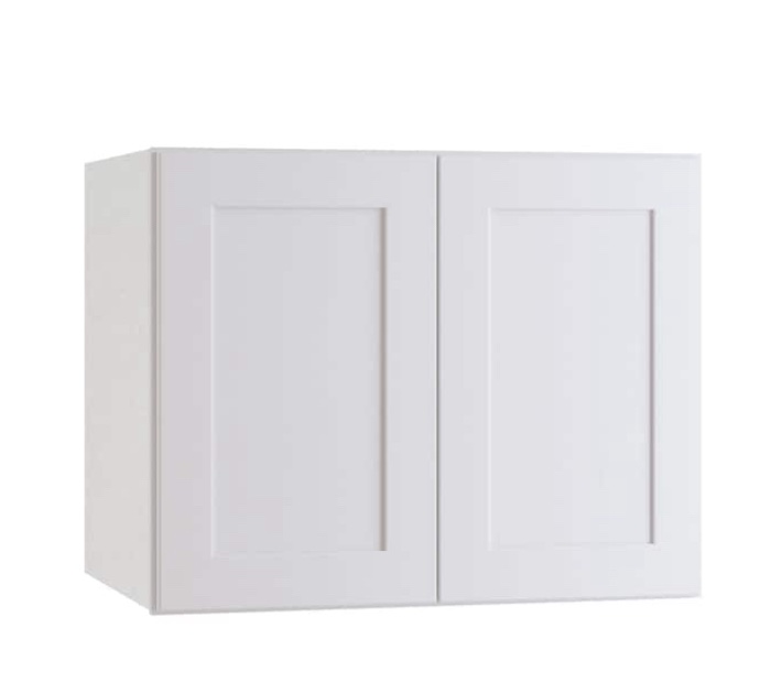 Newhaven 36x24x24 Pure White Door Wall Fully Assemble Plywood Cabinet