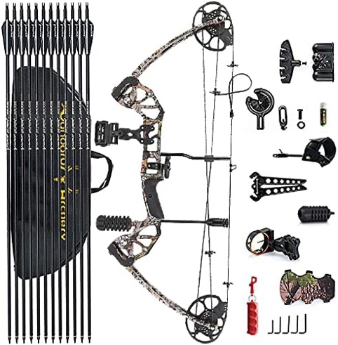 PANDARUS Compound Bow Kit 0-70 Lbs for Beginner Archer