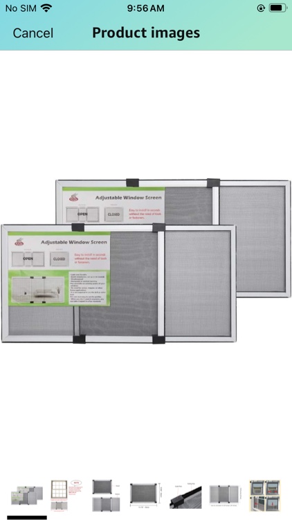 FLYZZZ Adjustable Window Screen Small Expandable Window Screens, Miny Replacement Window Screen (9.84'' High by 14-24'' Wide, B) 2 Packs