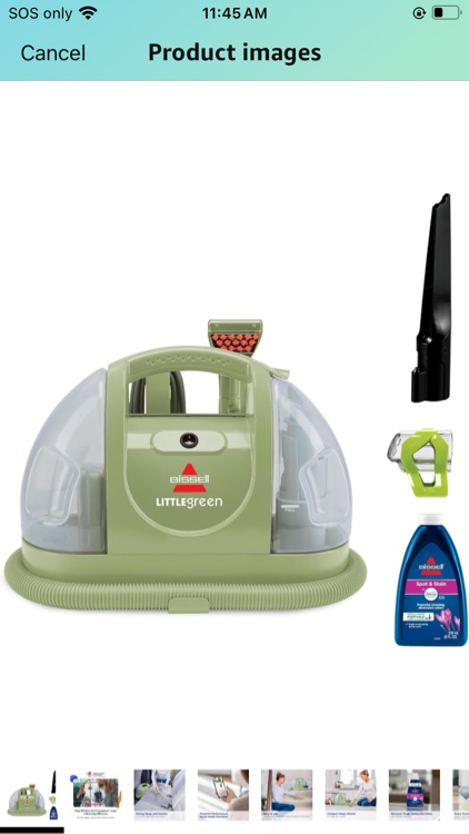 BISSELL Little Green Multi-Purpose Portable Carpet and Upholstery Cleaner, Car and Auto Detailer, with Exclusive Specialty Tools, Green, 1400B