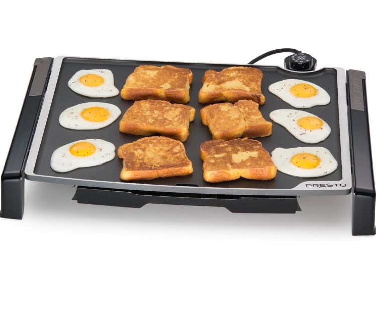 Presto XL 07073 Electric Tilt-N-fold Griddle, 19", Black