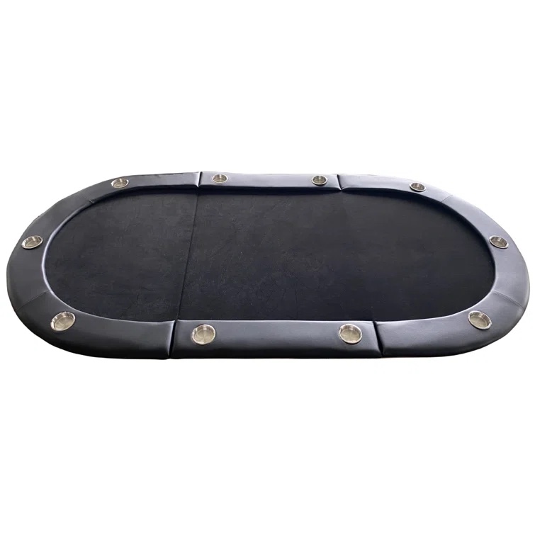 IDS Online Corp 84'' 10 - Player Foldable Poker Table
