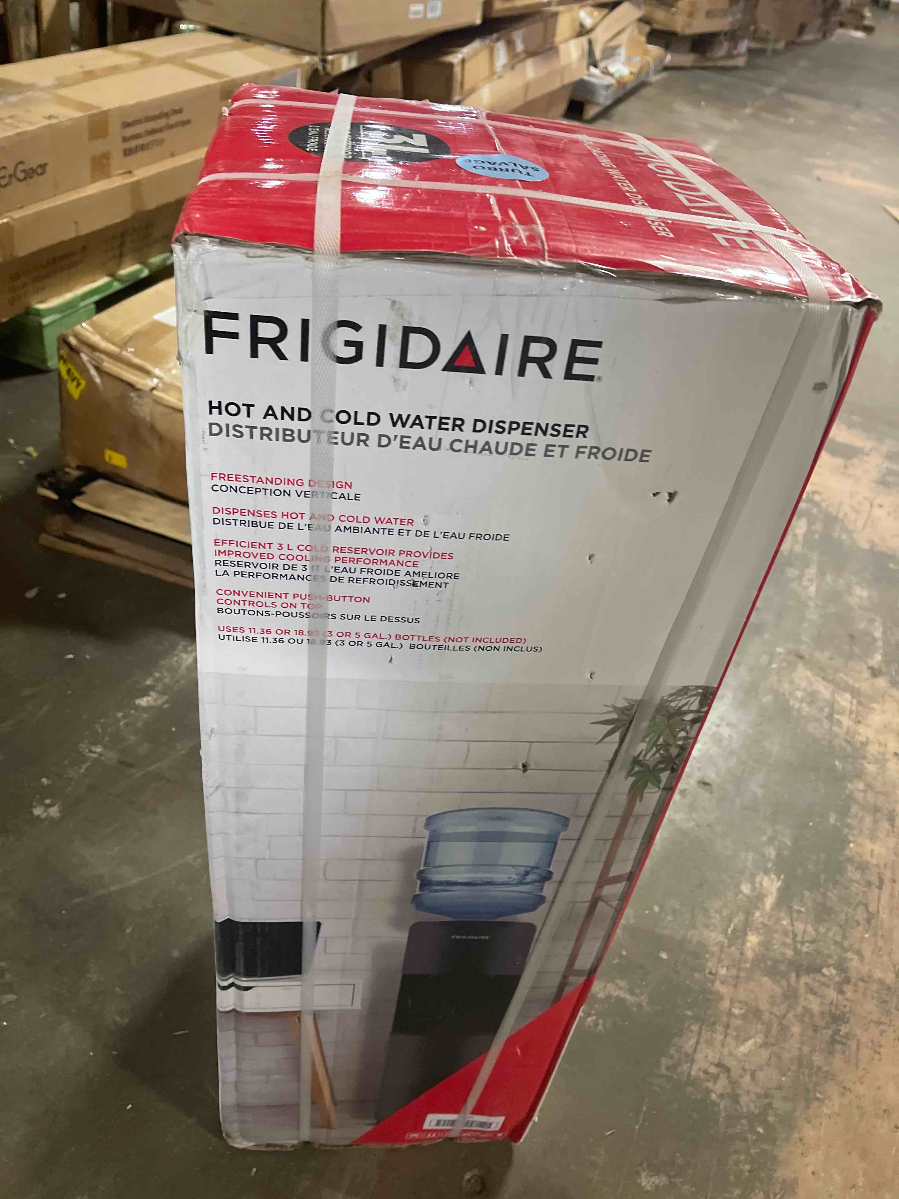 Frigidaire EFWC498 Top Loading Cooler Dispenser Hot & Cold Water