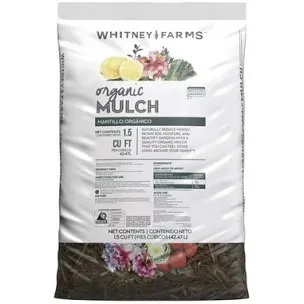 Back to the Roots 20lbs Organic Premium Mulch Natural Hardwood Brown