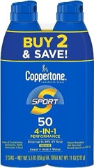 Coppertone Sport Sunscreen Spray - SPF 50 - 13.8oz/2pk