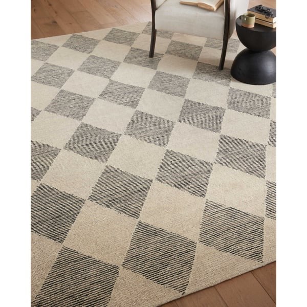 Loloi Chris Loves Julia x Francis Beige/Charcoal 7'-9" x 9'-9" Area Rug