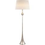 AERIN Dover 63.5 inch 150.00 watt Burnished Silver Leaf Floor Lamp- LAMP SHADE NOT INCLUDED