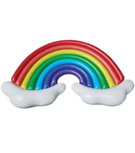Member's Mark 2 Person Rainbow Float