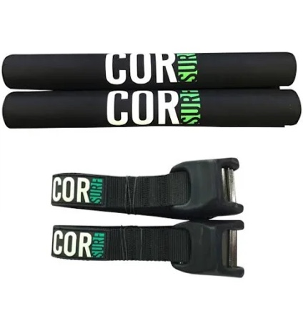COR Surf Roof Rack Pads for Surfboard  Kayak  SUP Paddleboard  Snowboard - Short 19