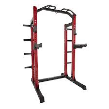 Signature Fitness SF-SS1 1,000 Pound Capacity 3'' x 3'' Power Rack Squat Stand, Includes J-Hooks and Safety Spotter Arms, Optional Conversion Kits (Box 1 of 2)