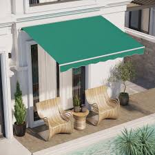 118" W x 99'' D Slope Patio Awning
