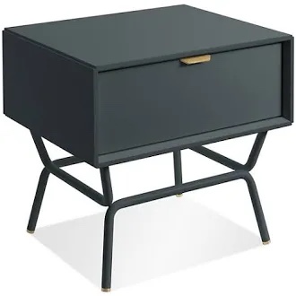 Dang 1 Drawer Nightstand Navy Green