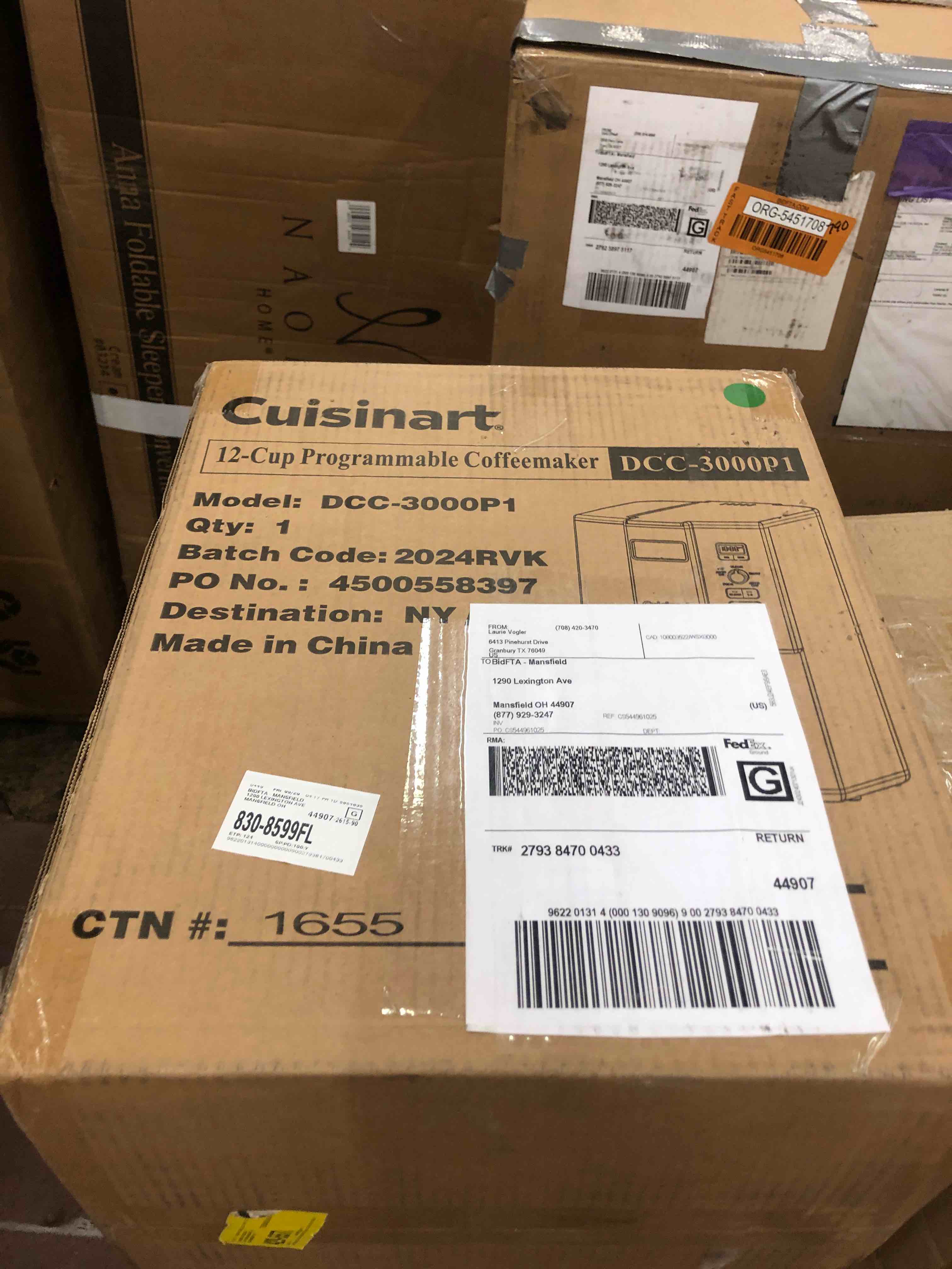 Cuisinart 12Cup Coffee Maker Black/Stainless Steel