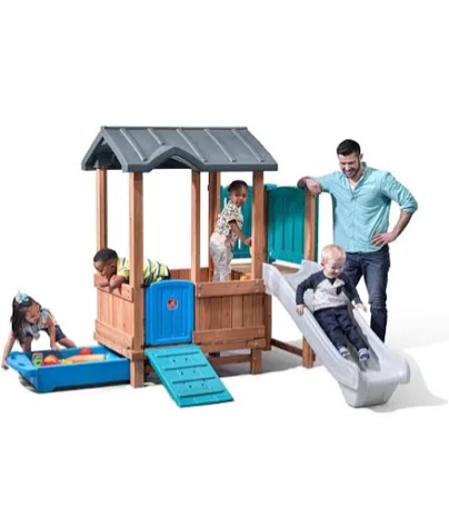 Step2 Woodland Adventure Playhouse & Slide(box 4 of 5)