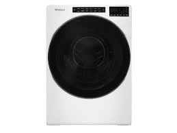 Whirlpool 4.5 Cu. Ft. Front Load Washer With Quick Wash CycleKey Features Quick Wash Cycle TumbleFresh Option Steam Clean Option Sanitize Cycle Direct Drive Motor  (Tested working Condition Missing Fabric Softener/Detergent Drawer Cover Only, see photos .)