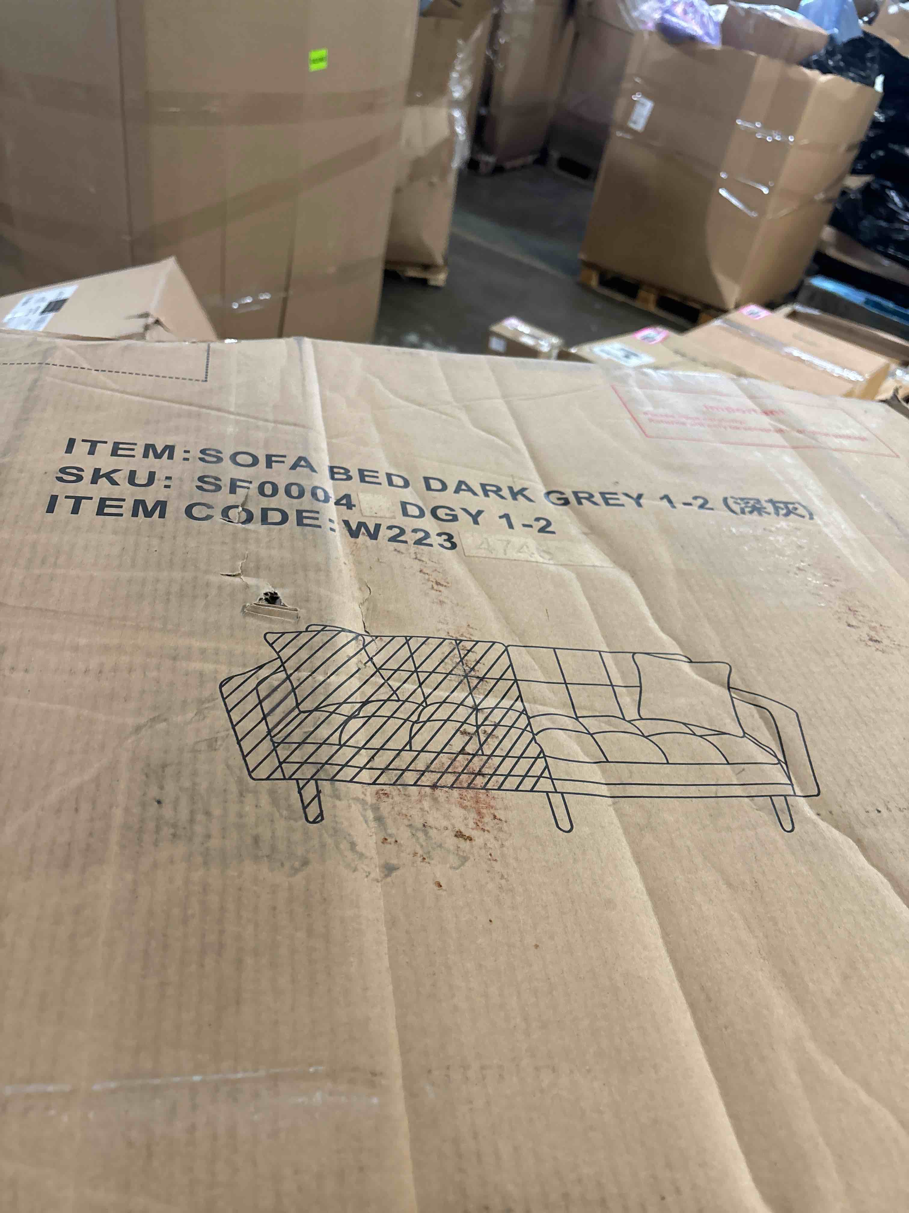 Convertible Futon Sofa Bed 75” Loveseat Sofa with USB Port,Chenille