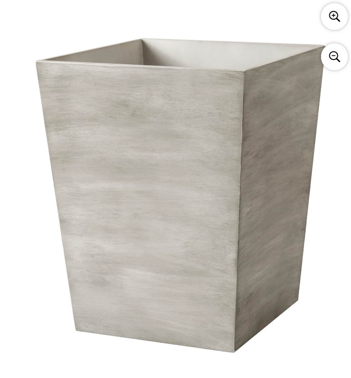 Allure Home Creations Hotelier Wastebasket Grey