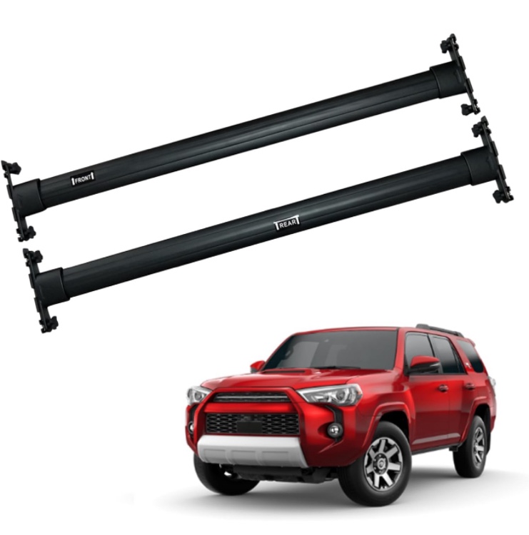 Roof Rack Cross Bars for 2010-2024 Toyota 4Runner Cross Rails Luggage Carrier Cargo Bar Black
