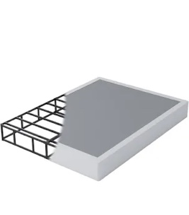 HOBINCHE 9 Inch King Size Box Spring Metal Frame Mattress Foundation,Heavy Duty Box Spring Bed Base with Fabric Cover,Noise Free,Easy Assembly,3000LBS Weight Capcity