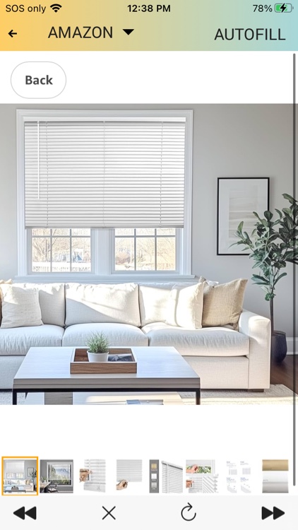 CHICOLOGY Blinds for Windows , Mini Blinds , Window Blinds , Door Blinds , Blinds & Shades , Camper Blinds , Mini Blinds for Windows , Horizontal Window Blinds , Gloss White, 34"W X 60"H