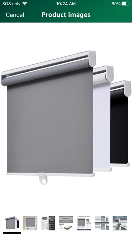 AOSKY Cordless Roller Shades Blackout Blinds for Windows Room Darkening Rolled Up Shades with Spring System, UV Protection Window Shades Door Blinds for Home and Office (43" W x 72" H, White)