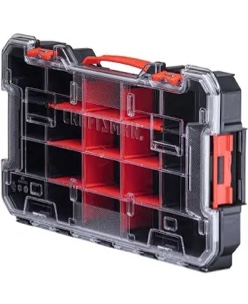 Craftsman VersaStack 9.84 in. W X 2.73 in. H Small Parts Bin Plastic 20 compartments Black/Red