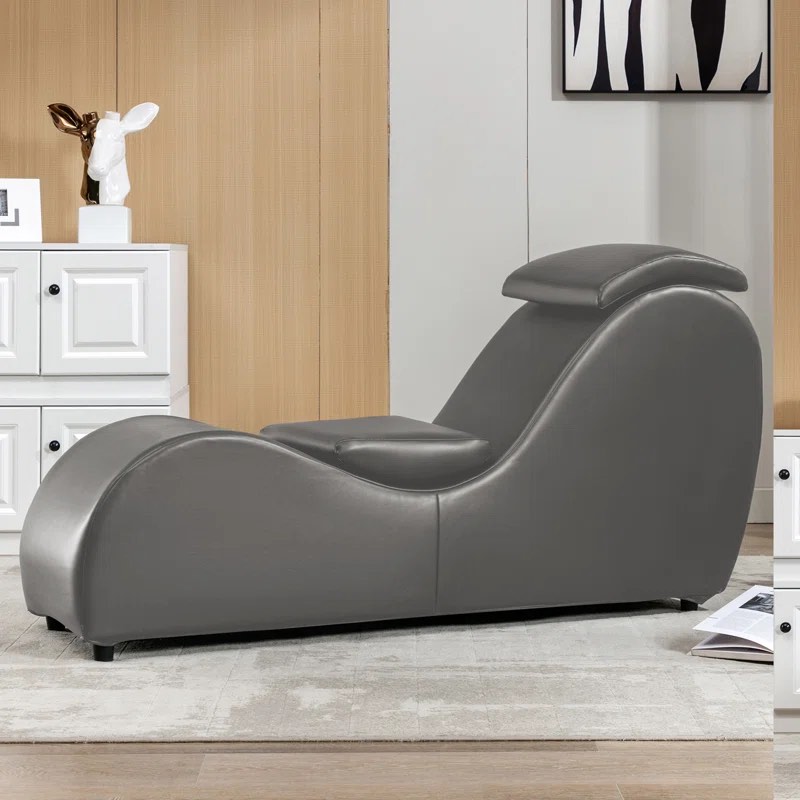 Wrought Studio Yoga Chaise Lounge, Yoga Chairs For Adults Stretching Exercising Relaxing, Yoga Chair With Adjustable Mats For Living Room, Yoga Chaise Lounge For Couples