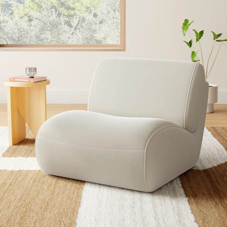 Nita 33'' Swivel Upholstered Accent Chair