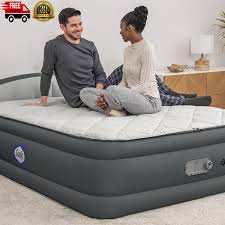 SEALY AlwayzAire Tough Guard Quilted Topper Air Mattress, Queen