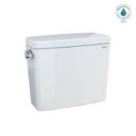 TOTO Drake Transitional 1.28 GPF Toilet Tank with WASHLET+ Auto Flush Compatibility, Cotton White - ST786EA#01