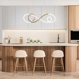 WAC Lighting Solo 48" Wide 3000K LED Abstract Chandelier  Model: PD-19348-AB  |  Item: bci4485261