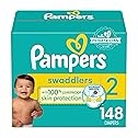 Pampers Swaddlers Active Baby Diapers Enormous Pack - Size 2 - 148ct