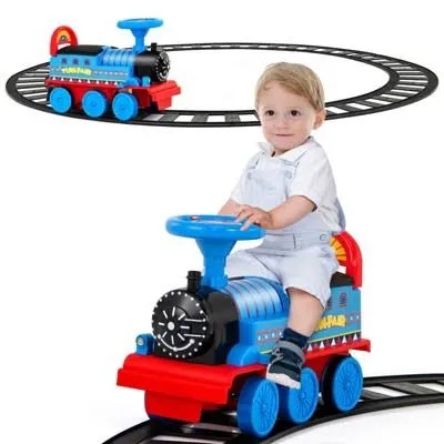 Power Wheels Thomas & Friends Ride-On Train, Thomas with Track, Battery-Powered Toddler Toy for Indoor Play Ages 1-3 Years [Amazon Exclusive] (B09P9LWMZY)