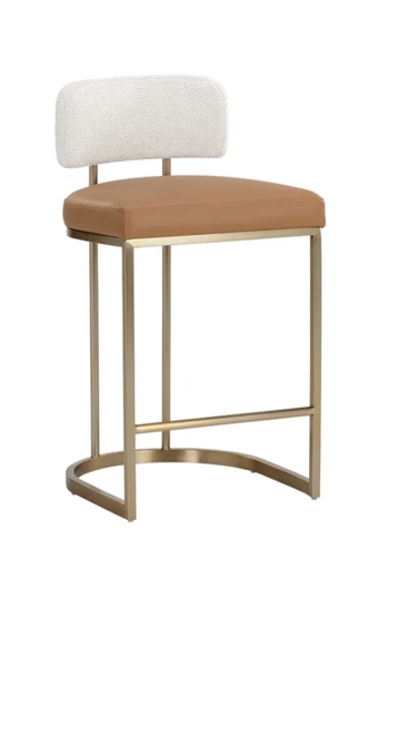 Vertuu Larisa Antique Gold barstool