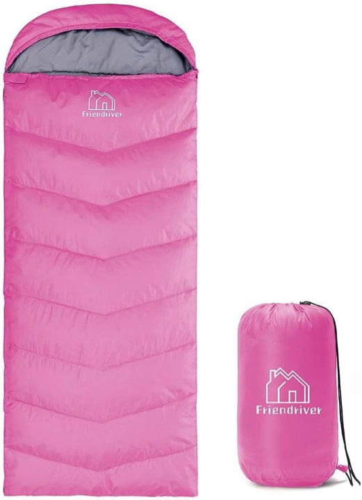 Friendriver XL Size Upgraded Version of Camping Sleeping Bag 4 Seasons Warm and Cool, Lighter Weight, Adults and Children Can Use Waterproof Camping Bag, Travel and Outdoor Activities