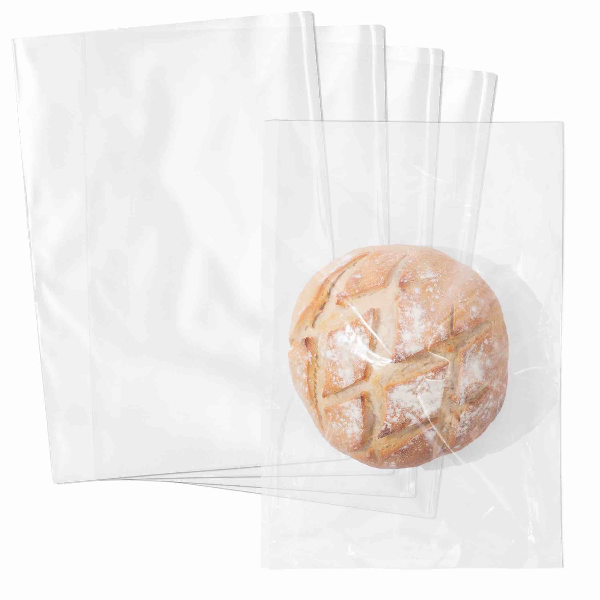 Spartan Industrial - 12” X 18” (1000 Count) 1.1 Mil Flat Open End Clear Plastic Poly Bags - for Proofing Bread Dough, Packaging Clothes, Shirts (Thin & Lightweight - Bags DO NOT Have Seal)
