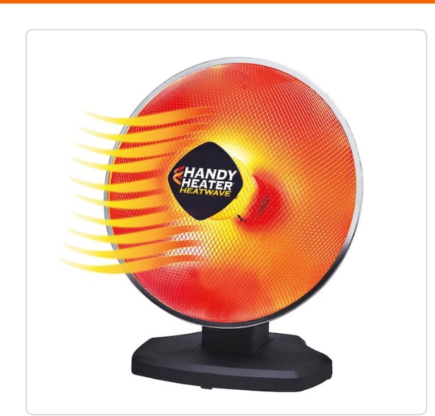 1200-Watts Oscillating Parabolic Heater 