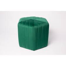 Everly Ottoman - Green Sky